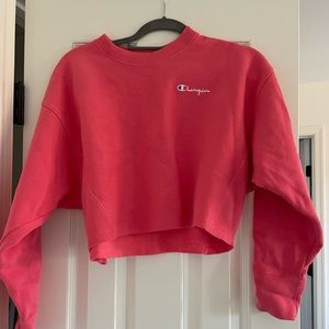 Cropped Champion Sweatshirt. Size small.